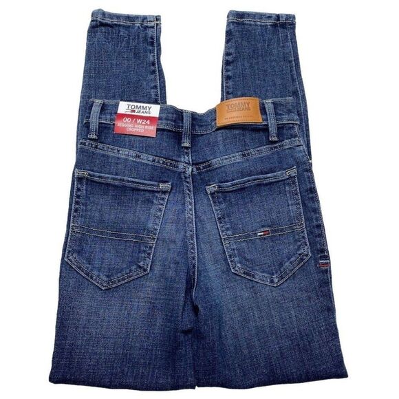 Tommy Hilfiger High Rise Jean‎ Jeggings Women's 24 Blue Slimming Pockets Stretch - Picture 2 of 16